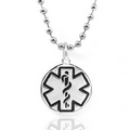 Sterling Silver Medical Alert Pendant